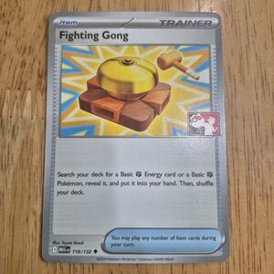 QTY 1 Pokemon Fighting Gong Item Trainer Card